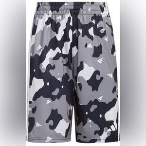 Adidas Monochrome AEROREADY Gear Boys Elastic Waistband Camo Shorts XL 18/20 NWT